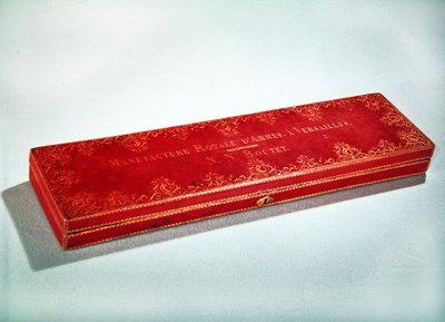 Sword case, stamped Manufacture Royale d